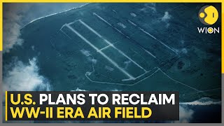 China urges AsiaPacific to be on high alert as US plans to reclaim Tinian airfield  WION [upl. by Lraep980]