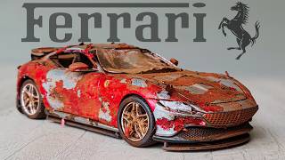 Restoration Abandoned Ferrari Roma SuperCar  with Customization [upl. by Anyt]