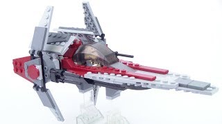 LEGO Star Wars 6205 Vwing Fighter Review [upl. by Mommy]