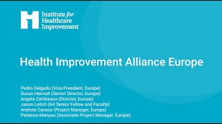 Health Improvement Alliance Europe [upl. by Hoye]