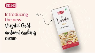 Launch  Richs Versatie Gold Cooking Cream [upl. by Kenimod]