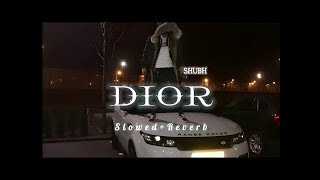 Shubh—Dior official video  slowed reverb 8d song [upl. by Nat]