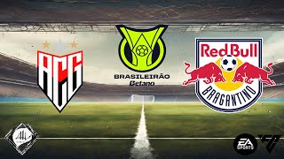 AtléticoGO x Bragantino  33 rodada Brasileirão 2024  EA FC [upl. by Brianna]