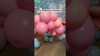 Mini Garland Tutorial  Creating a 5Inch Balloon Garland Part 1 [upl. by Ecertak]