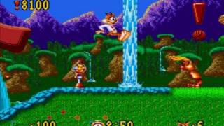 CGRundertow BUBSY IN CLAWS ENCOUNTERS OF THE FURRED KIND for Sega Genesis Video Game Review [upl. by Ev211]