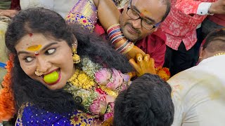 jogini Shyamala Devi sigam at Secunderabad bonalu 2023  Jogini Shyamala sigam  syamala bonam 2023 [upl. by Longawa]