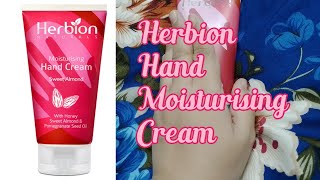 Herbion Hand Moisturizing Cream Reviews [upl. by Yehudit]