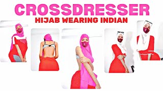 crossdresser in hijab part7crossdresser crossdressingmakeup transgender maletofemale [upl. by Adnorhs]