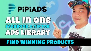 Pipiads Find Winning Products Most Powerful All In One Facebook amp Tiktok Ad Library Spy Tool [upl. by Aicertal]