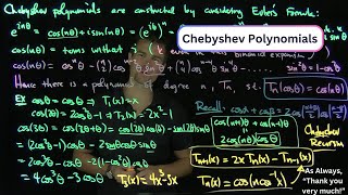 Chebyshev Polynomials [upl. by Chuch796]