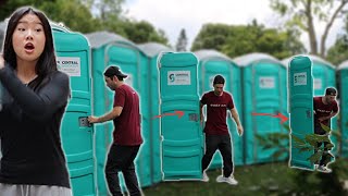 The Teleporting Porta Potty Prank [upl. by Hourigan4]