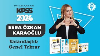 2 KPSS 2024 VATANDAŞLIK GENEL TEKRAR  HUKUKUN TEMEL KAVRAMLARI II  Esra Özkan Karaoğlu [upl. by Anatniuq796]