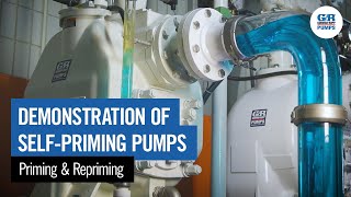 Demonstration of SelfPriming Pumps  Priming amp Repriming [upl. by Barbara]