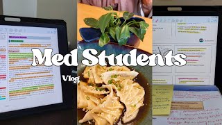 Life of a Med Student chilling with friends Study Vlog📑 [upl. by Mailliwnhoj]