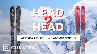 2023 Armada ARV 106 vs Atomic Bent 110  Head 2 Head  Curated [upl. by Bonn]