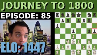 Journey to 1800  Episode 85  Jobava London  Kings Fianchetto  CaroKann Defense [upl. by Ecnarretal]