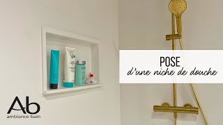 Comment poser et installer une niche de douche en SMO™ [upl. by Hyacintha92]