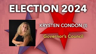 Election 2024 An Interview with Krysten Condon I Governors Council [upl. by Ameer]