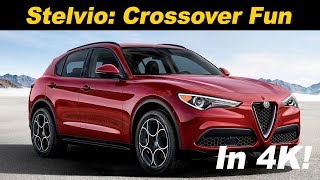 2018 Alfa Romeo Stelvio Review and Road Test In 4K [upl. by Hillari253]