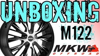 MKW M12220x85 40 Wheel Rim Unboxing [upl. by Wei]