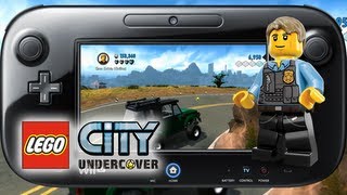 Lego City Undercover Wii U  Driving through Lego City  Gameplay [upl. by Sculley599]