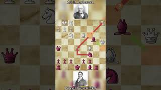 The Immortal Game Adolf Anderssen vs Lionel Kieseritzky  A Masterpiece of Sacrifice and Checkmate [upl. by Sholes]