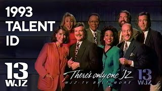 WJZTV Baltimore  Eyewitness News Team ID  1993  WJZ 13 [upl. by Nitsud658]