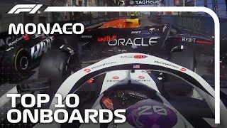 Ocon amp Gaslys Dramatic Collision And The Top 10 Onboards  2024 Monaco Grand Prix  Qatar Airways [upl. by Noellyn]