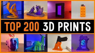 Top 200 BEST 3D Prints with Satisfying Timelapse  Recap 2023 [upl. by Karyn]