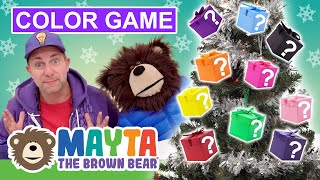 Fun Holiday Color Game with Mayta  Learning Colors for Toddlers [upl. by Lenej343]