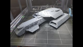 Stargate BC 304 Daedalus Class Battle Ship 3D Print [upl. by Akeimat]