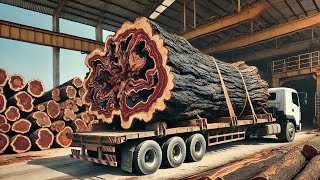 Inside New Yorks Largest Sawmill ‼ Monster Machines Cutting Timber Non Stop [upl. by Stout808]