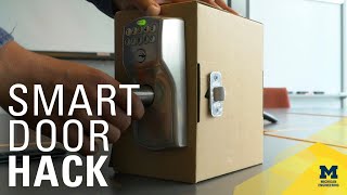 Watch engineers hack a ‘smart home’ door lock [upl. by Brozak]