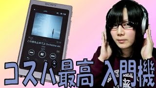 コスパ最高！SONY NWA30 ハイレゾオーディオプレイヤー 紹介・レビュー [upl. by Payson]