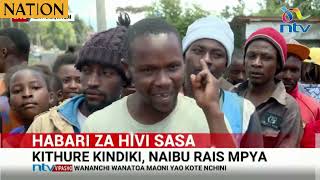 Nyeri residents react to Prof Kithure Kindikis swearingin as the new Deputy President [upl. by Vania]