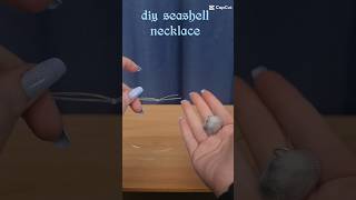 Diy seashell necklace diy [upl. by Sillek912]