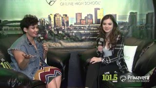 Hailee Steinfeld Interview at LIVE 1015 [upl. by Berlyn]