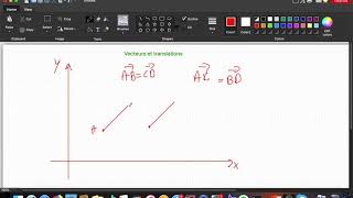 Maths 1ère année lycée maths Vecteurs et translations cours [upl. by Evars]