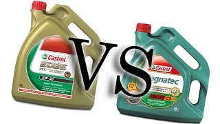 Castrol magnatec 5w40 vs Castrol edge titanium fst 5w30 cold oil test 24°C castrol oil [upl. by Enitsyrhc]