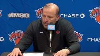 Coach Thibodeau PostGame Interview Knicks vs Timberwolves Preseason [upl. by Tollmann]