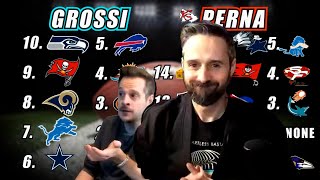 Grossi amp Perna Compare Their Week 17 Power Rankings Mild Chaos [upl. by Minne366]