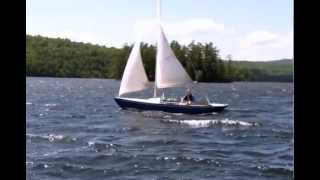 GPYC Great Pond Yacht Club Minuet sails past Indian Island [upl. by Drofyar991]