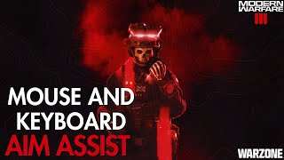 Warzone  MW3 MOUSE amp KEYBOARD AIM ASSIST Tutorial [upl. by Carolyn975]