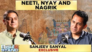 Exclusive Interview If Chanakya Was In Bharat Sanjeev Sanyal Decodes  Neeti Nyay Nagrik  N18V [upl. by Etnuhs960]