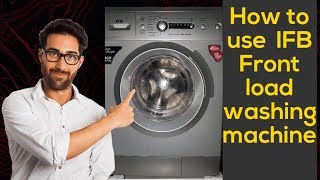 How to use front load washing machine in tamilIFB fully automatic washing machine review 👌 [upl. by Nefets]