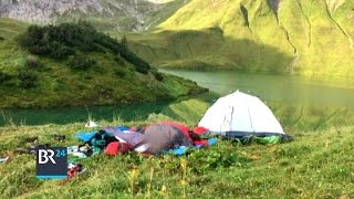 Wildes Campen sorgt für Ärger im Allgäu  BR24 [upl. by Adlai]