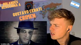 Gustavo Cerati  Crimen  REACTIONREVIEW [upl. by Aldus]