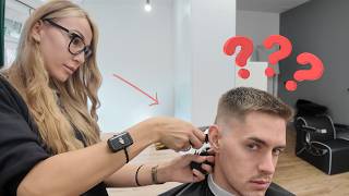 Ukrainian ASMR Barber  Haircut Massage amp Extra Services Go to Sleep [upl. by Naehs933]