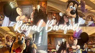 Royal Banquet Character Buffet  Disneyland Paris [upl. by Misty250]