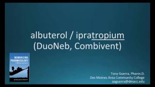 How to pronounce albuterol with ipratropium DuoNeb Combivent Memorizing Pharmacology Flashcard [upl. by Sven845]